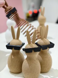 Slinky Spring Bunny Print by layer 2 plate