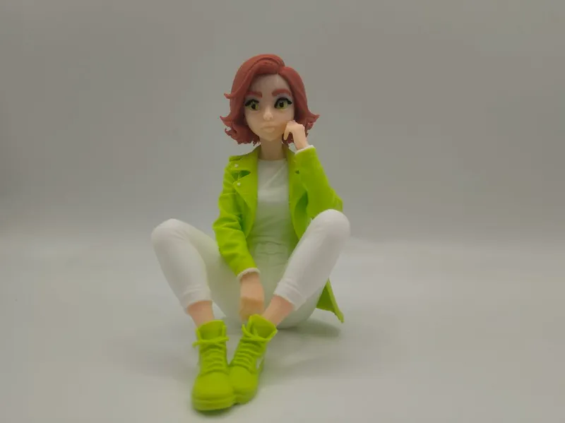 Chica Anime Relajada