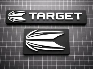 Target Darts 3D Logo's