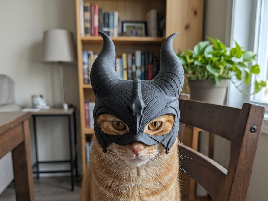 Maleficent style cat helmet!!!