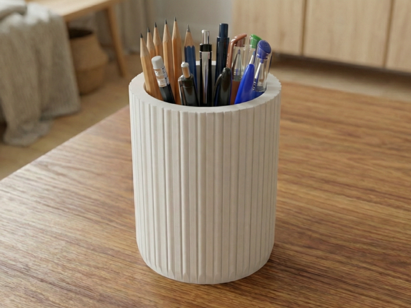 Japandi Ribbed Organizer