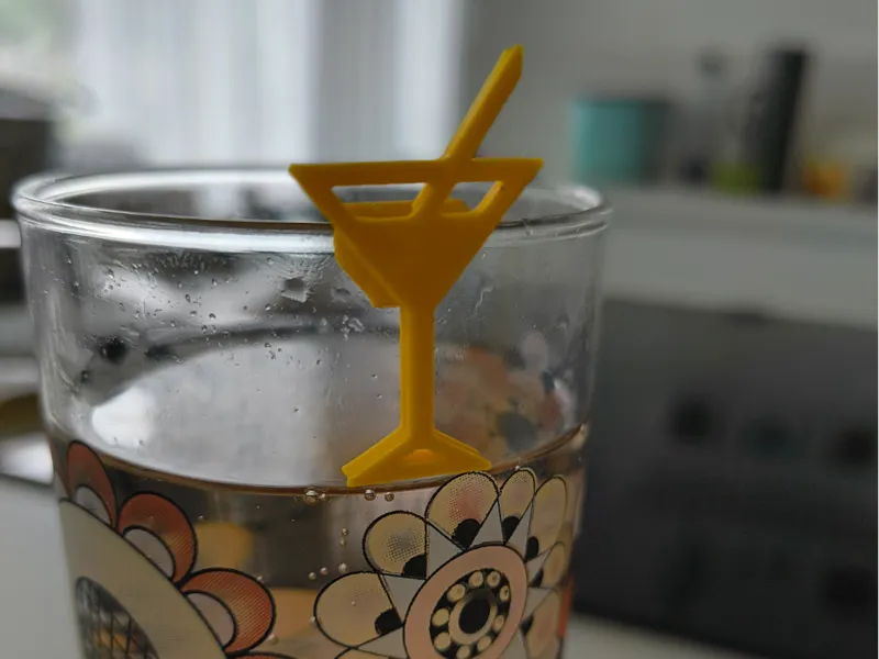 Cocktail drinkmarker , mark your glass!