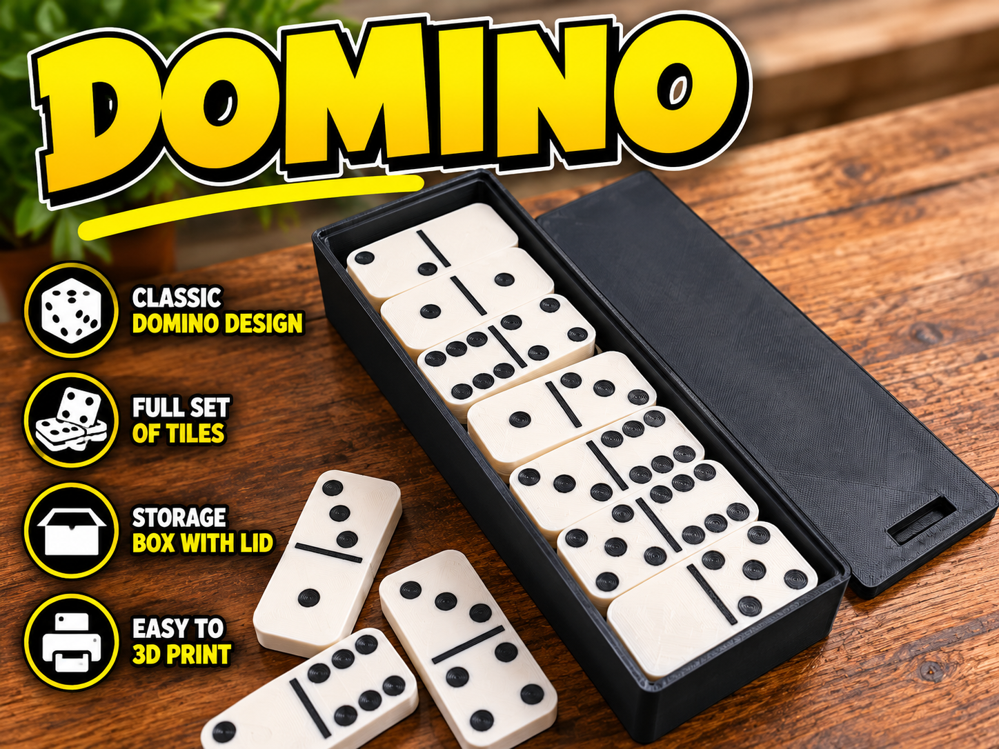 Domino Set 3D model