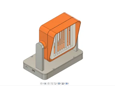 Fume extractor battery