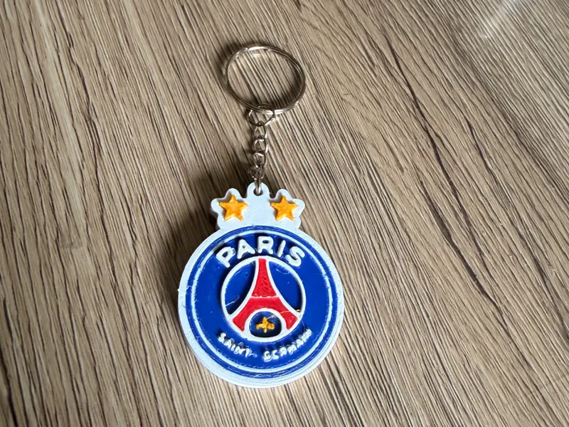 Porte Clés PSG 2 étoiles 