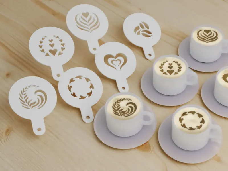 Coffee Stencils! 