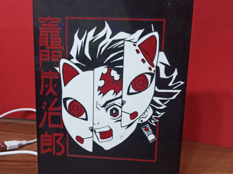 LIGHT BOX DEMON SLAYER- TANJIRO - 200X150