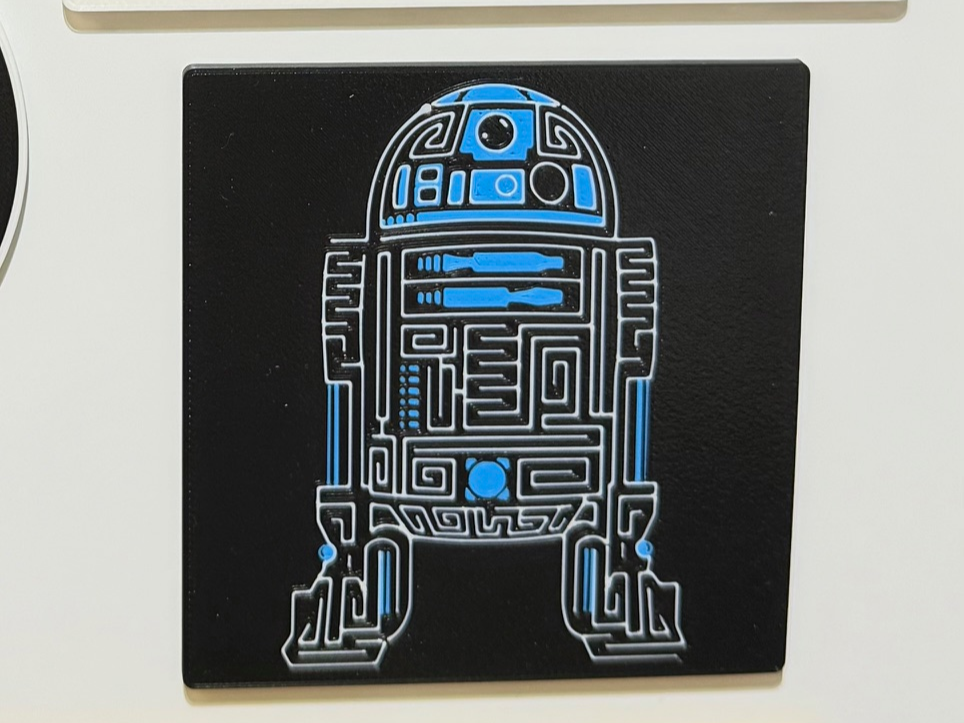 R2-D2 Line Art - Maze sign