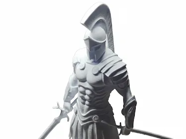 Figurine guerrier spartiate