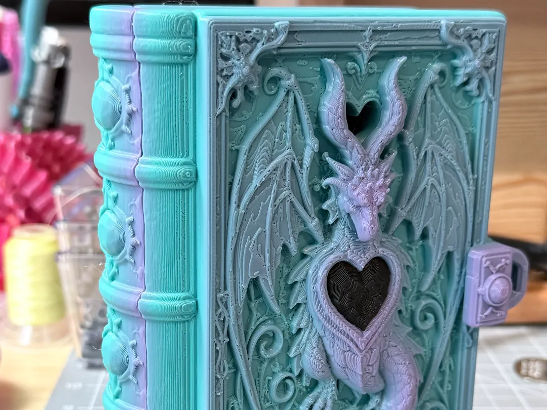 Dragon Book Box - Free 3D Print Model - MakerWorld