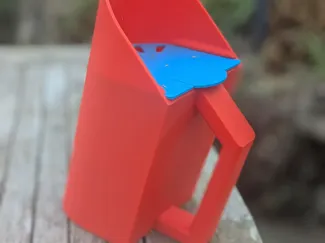 Handheld Broadcast Seed Spreader fully printed
