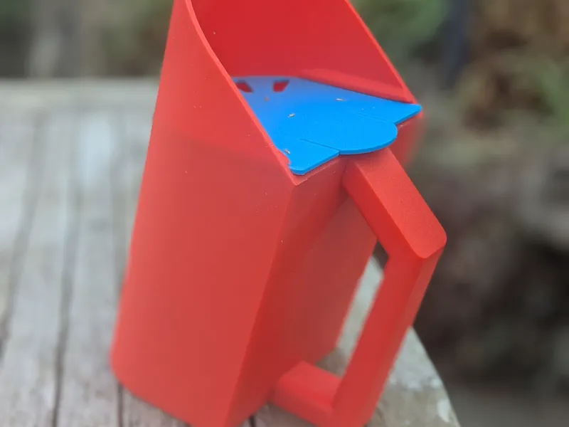 Handheld Broadcast Seed Spreader fully printed