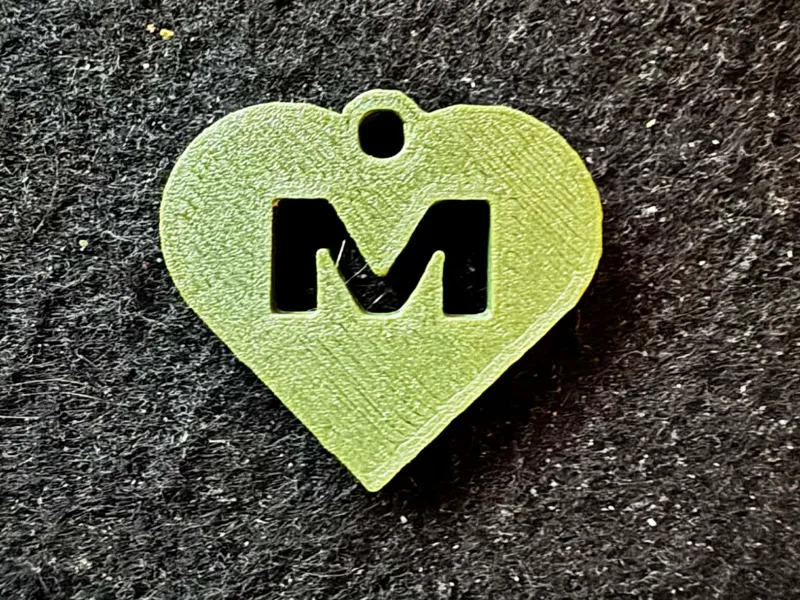 Keychain Heart M 