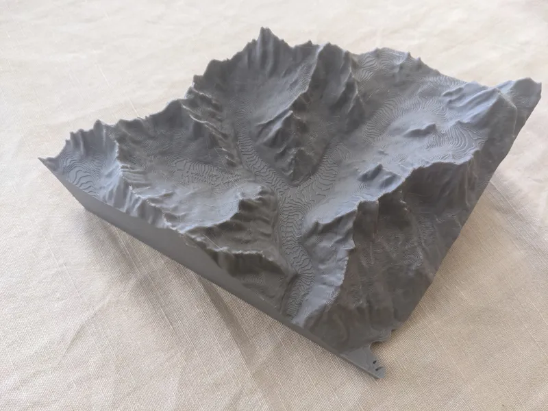 Maquette de La mer de glace