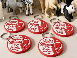 mothers day keychain multilanguage