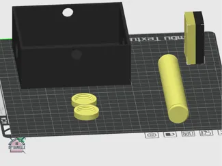 Tape Dispenser Box, Drawer Insert