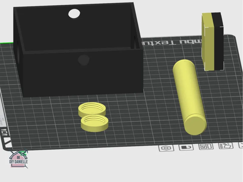 Tape Dispenser Box, Drawer Insert