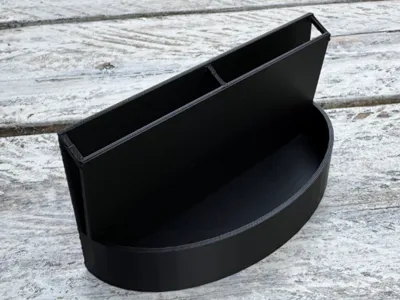 Camping Card Holder with Coin Tray