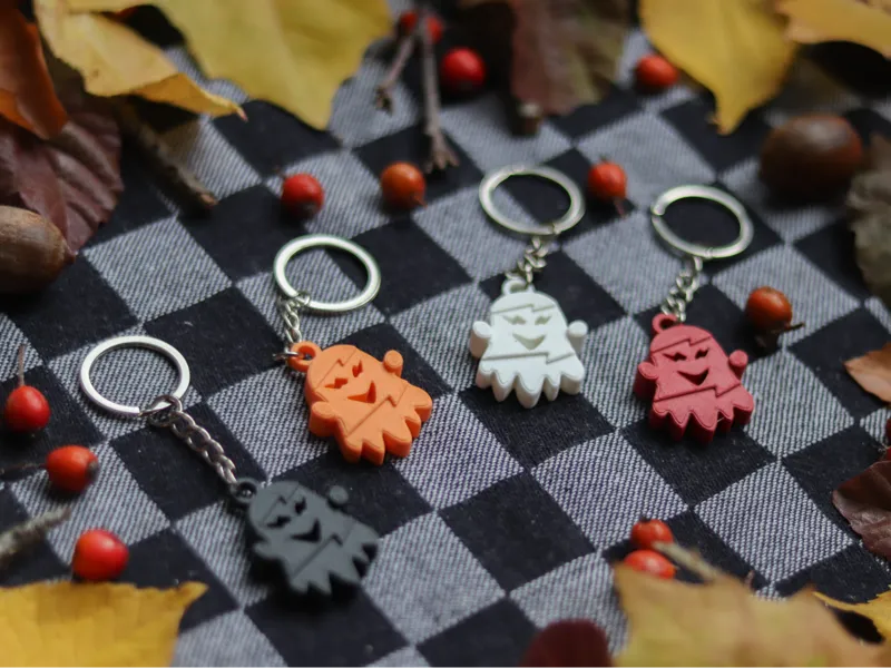 Rockstar Ghost Keychain | Autumn Series|Halloween