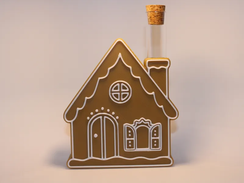 Lebkuchenhaus für Reagenzgläser