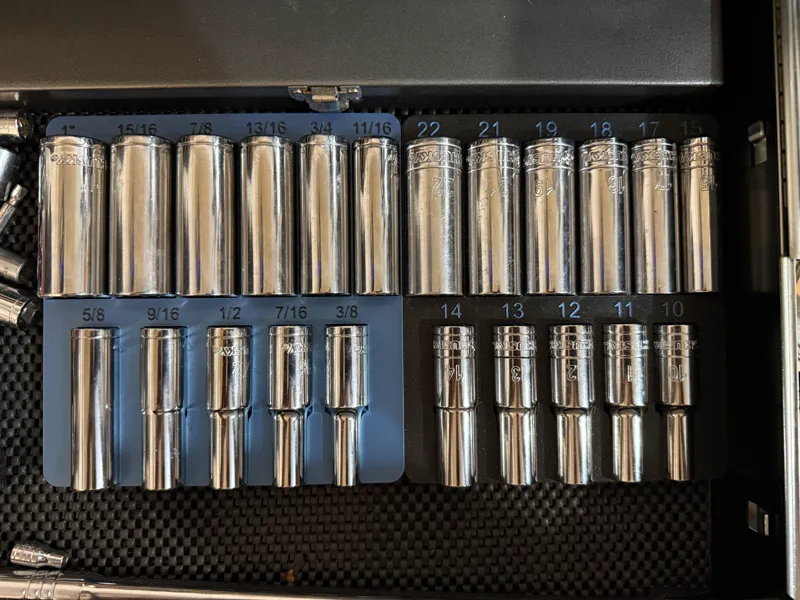 Husky Deepwell sockets organizers