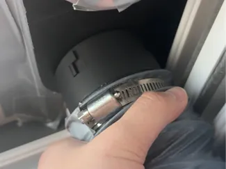 Window plate duct adapter for 3D printer enclosure