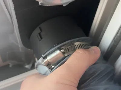 Window plate duct adapter for 3D printer enclosure