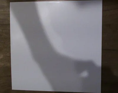 White plate