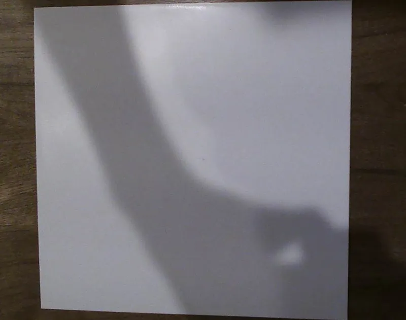 White plate