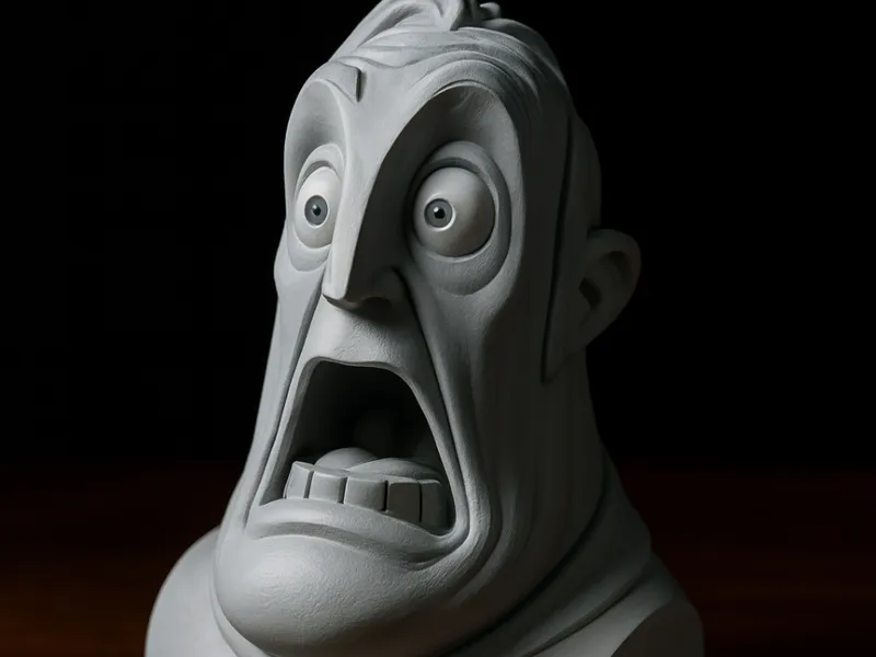 Mr. Incredible Scared Bust | 3D Printed Fan Art