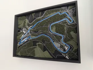 3D Track Wall Frame