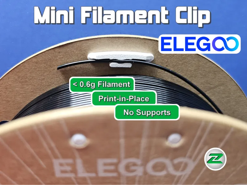 Mini Filament Clip für ELEGOO Spulen (1.75mm)