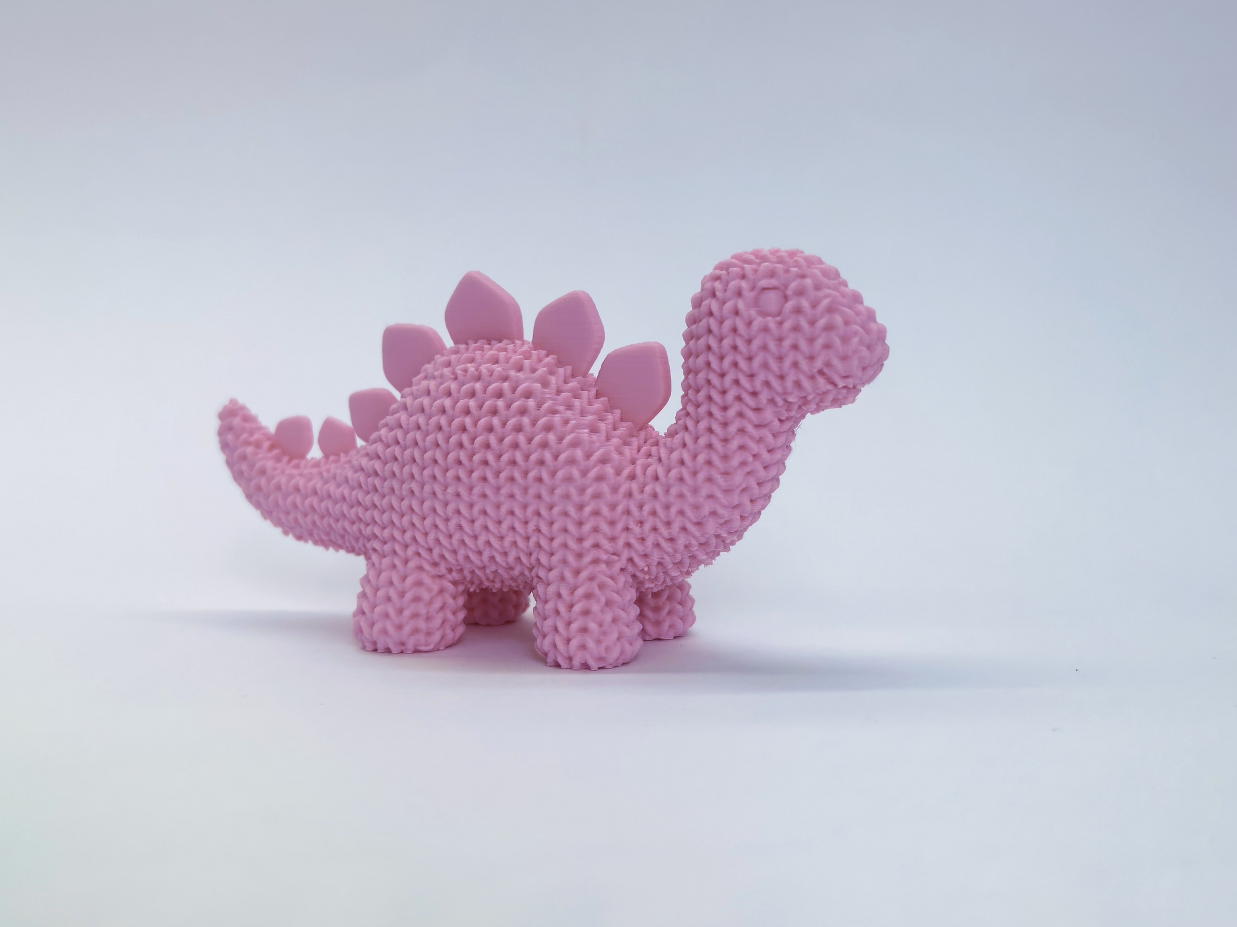 Miniatura 1 do modelo 3D 针织可爱恐龙 剑龙