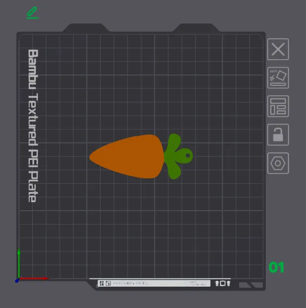 Carrot Easter Tag