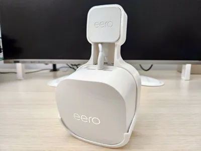 Eero 6+ wall mount with cable management