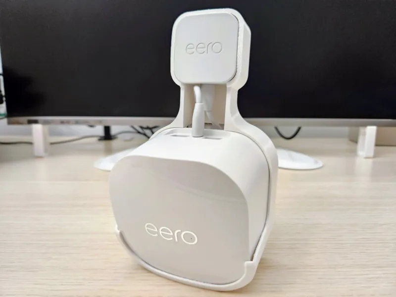 Eero 6+ wall mount with cable management