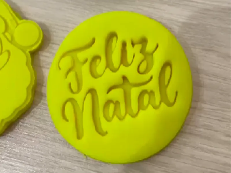 cortador de biscoito Feliz Natal - Merry Christmas