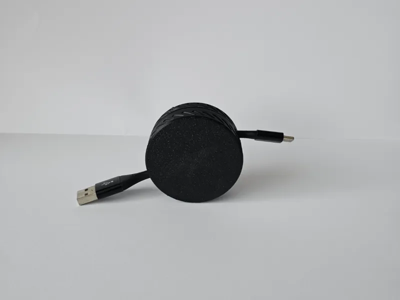 retractable cable holder