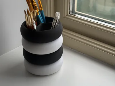 Bubble pot organiser with separators