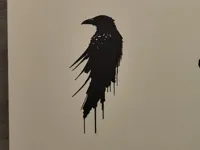 Silhouette de corbeau — photo 1