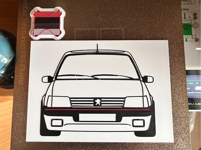 picture of a peugeot 205 gti