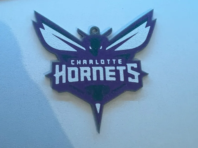 Charlotte Hornets keychain