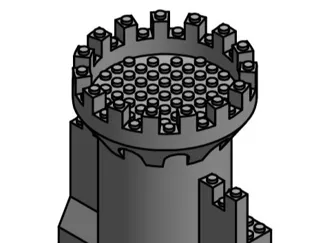 Modular Legos Fortress - Round Towers