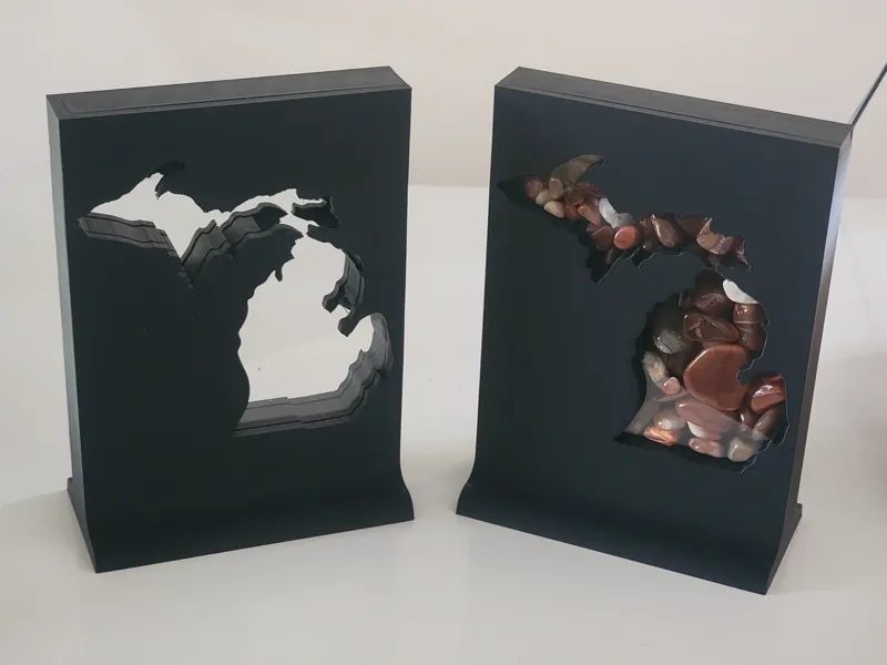Agate Display Box - Michigan
