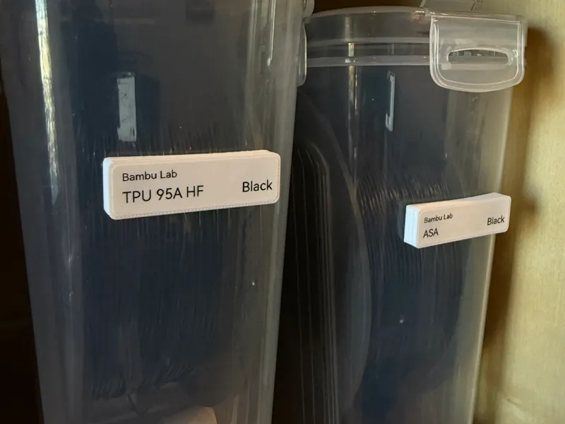 Magnetic Filament Label