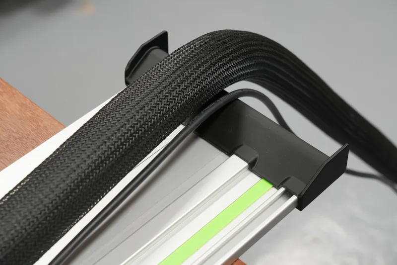 Track Saw Hose Deflector - with slot for clamp