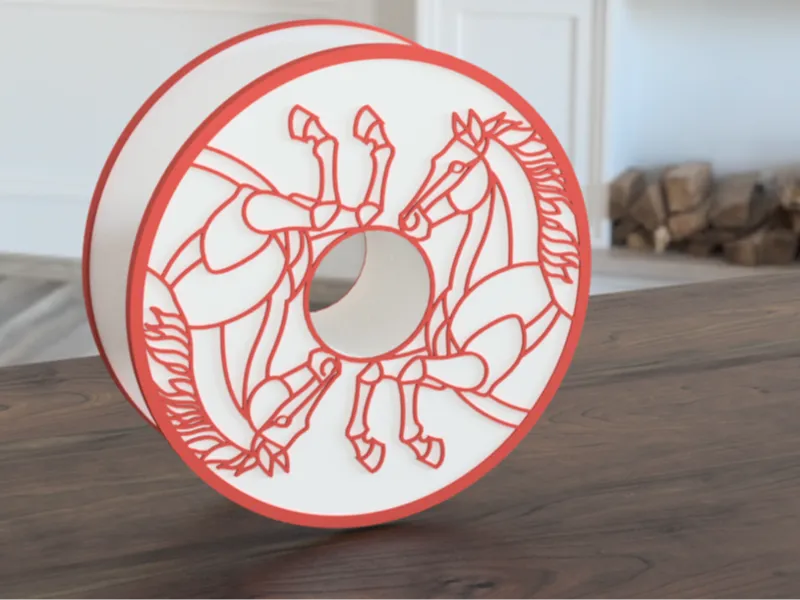 Horse Spool Cover