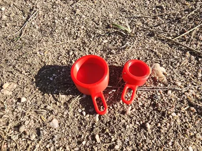 Backpacking tent stake pusher