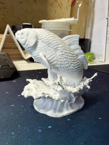 Modelo para impresión 3D: carpa koi surf — vista de referencia 5
