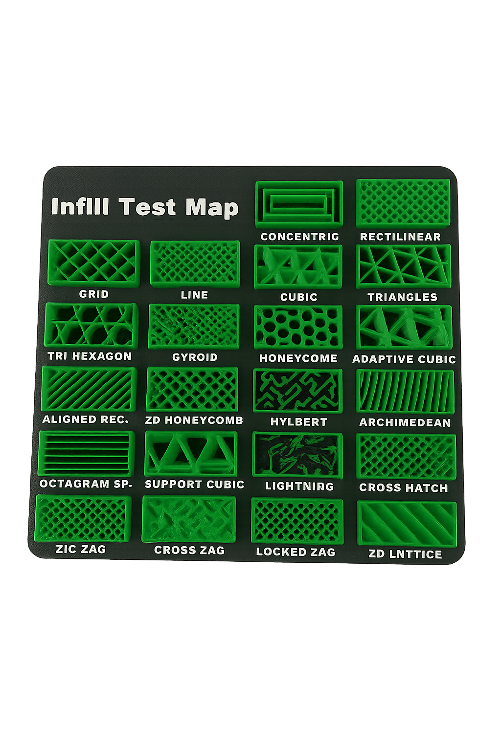 Miniatura 3 do modelo 3D Infill Test Map